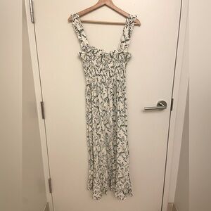 Zara floral midi dress